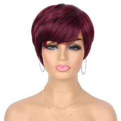 2Pcs Ladies Pixie Layers Short Synthetic Hair
