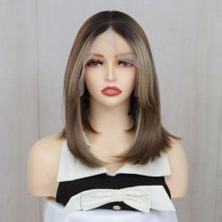 2Pcs Womens Layered Synthetic Hair Wigs