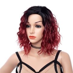 3Pcs Womens Mixed Color 14 Inch Short Hair Buff Wig