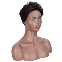 Fashionable Short Lace Lace Human Hair Wig