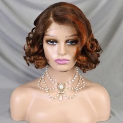 Curly Natural Human Hair Wigs for Women