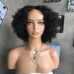 Short Water Wave Lace Human Hair Wig